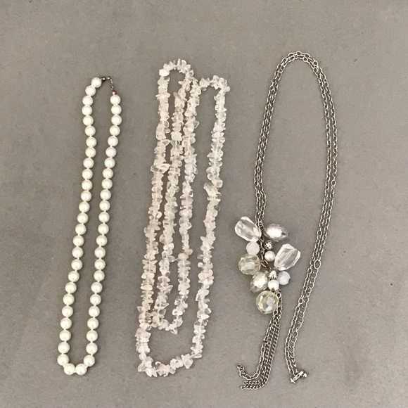 Jewelry - A Trio of White Necklaces!